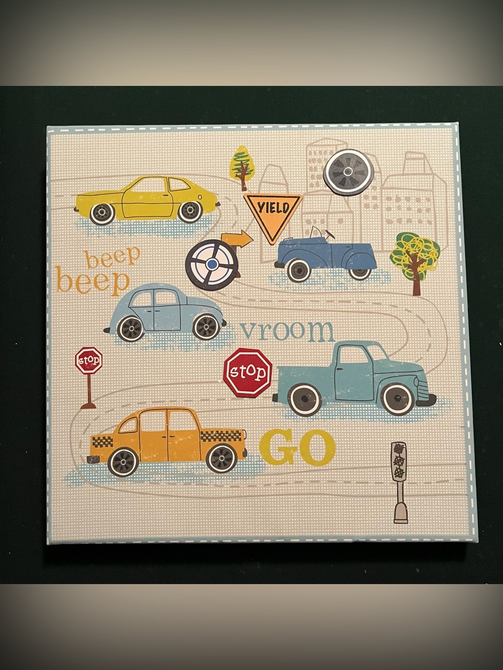 Car theme wall art